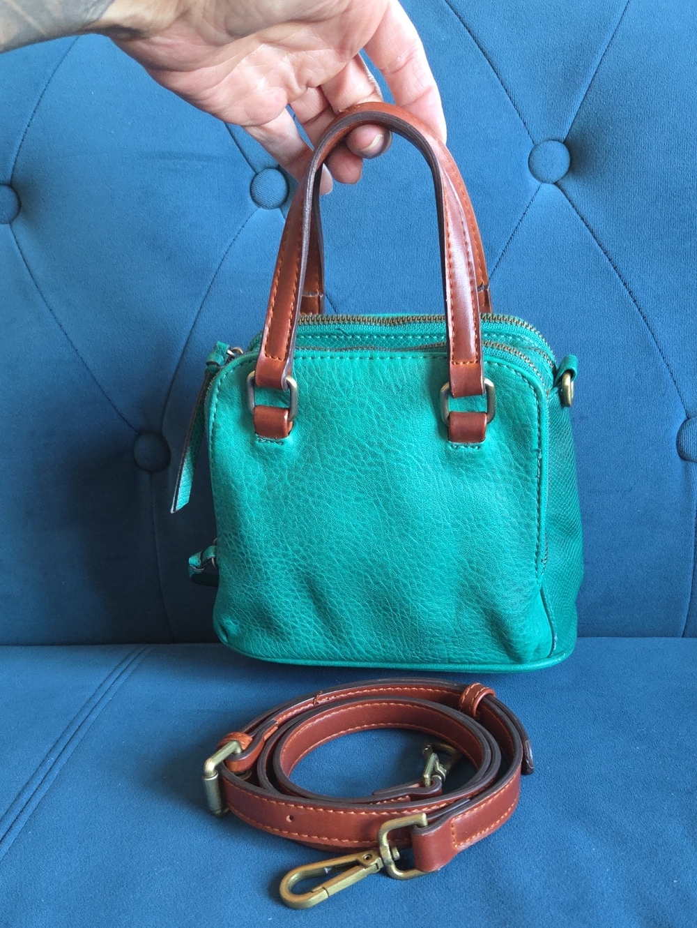 FREE PEOPLE Faux Leather Bag
